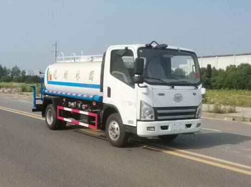 解放5噸灑水車專威牌HTW5077GSSCA型灑水車